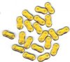20 4x16mm Two Hole Spacer - Transparent Topaz